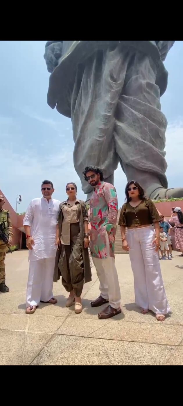 30 મે ના રોજ સિનેમા ઘરોમાં રિલીઝ થનારી ફિલ્મ “શુભચિંતક ” ગુજરાતી ફિલ્મના કલાકારો સ્ટેચ્યુ ઓફ યુનિટી ની મુલાકાતે
