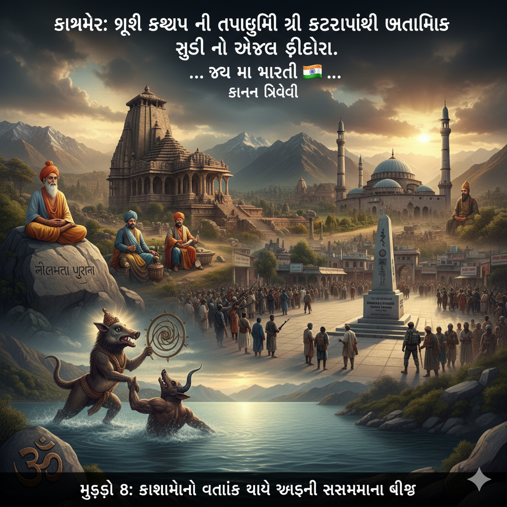 કાશ્મીર : ઋષિ કશ્યપની તપોભૂમિથી કટ્ટરપંથી ઇસ્લામિક આતંક સુધીનો ઓઝલ ઈતિહાસ. (જય મા ભારતી 🇮🇳 … કાનન ત્રિવેદી)
